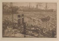 KG 2014 013
<br/>
Gezicht op de haven van Rotterdam
<br/>
<em>Dupont, Pieter (1870-1911)</em>